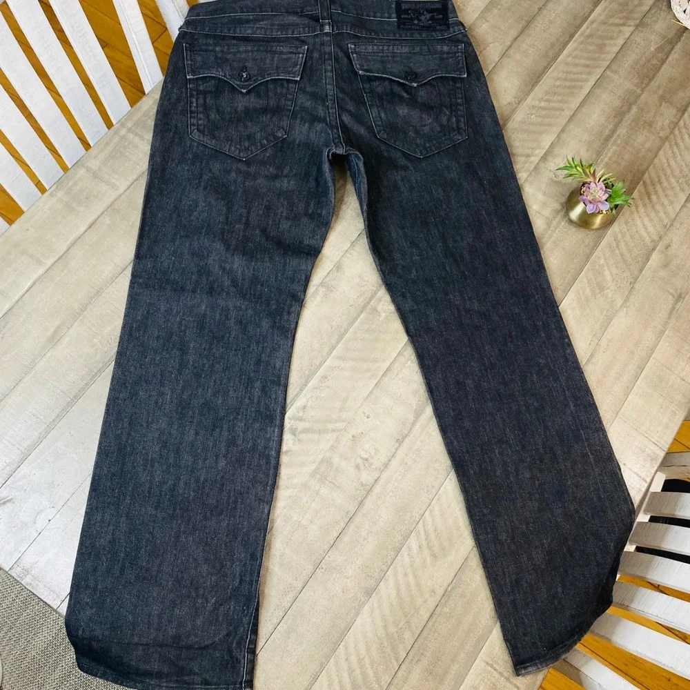 True‎ Religion Mens Jeans Ricky Flaps Relaxed Straight Size 38X34